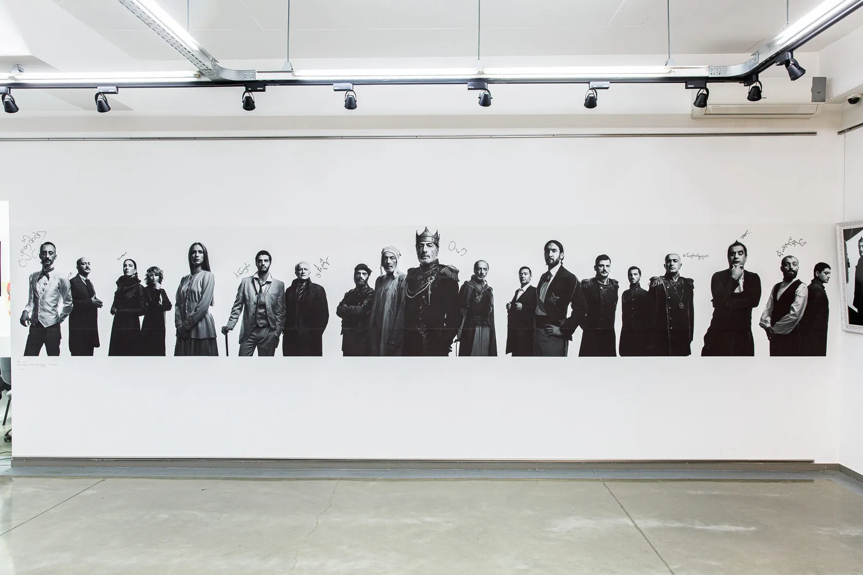 The panorama printed along an entire gallery wall at the #ImaginingGeorgia exhibition.